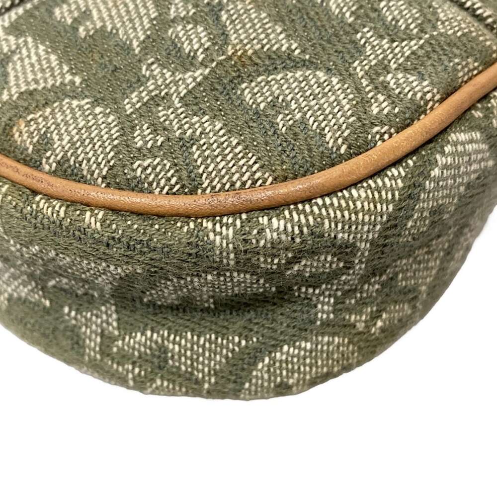 Christian Dior DIOR/ChristianDior Saddle Pouch / Trotter Handbag Green Brown - Picture 6 of 15